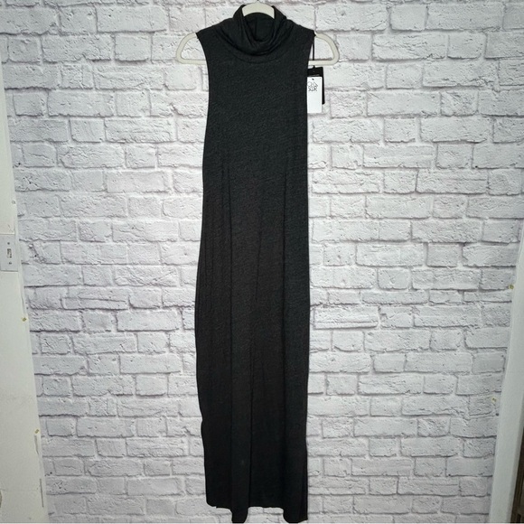 NWT Chaser Turtle Neck Tank Maxi Dress With Side Slits - Picture 6 of 15